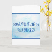 おめでとう!（次に何をするかを見るのが待ち遠しい） カード (黄色い花)