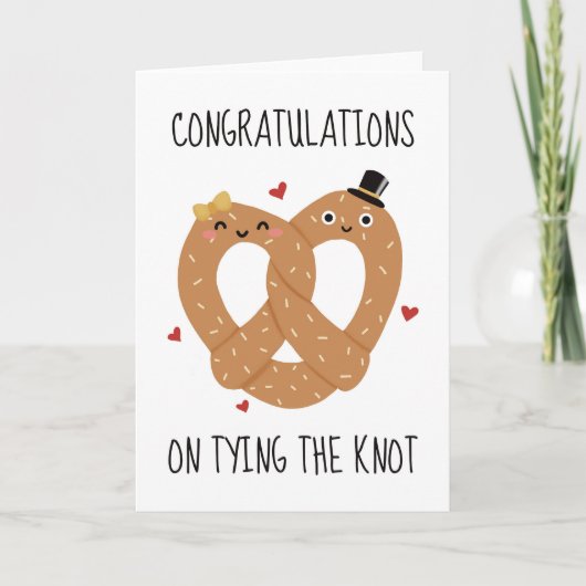 おめでとう（皮肉）面白い 結婚お祝いカード サンキューカード (正面)