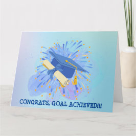 おめでとう、目標達成！！！ カード