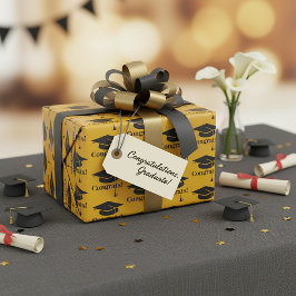 おめでとう!目盛りキャップラッピング紙 ラッピングペーパー