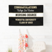 おめでとう!看護学位！卒業 横断幕 (インサイチュ)