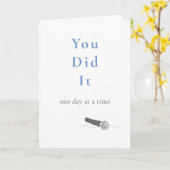 おめでとう！禁酒お誕生日おめでとう カード (黄色い花)