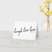 「おめでとう」 **笑いライブラブ** カード (黄色い花)