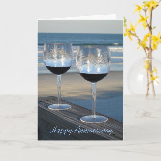 おめでとう - 結婚記念日カード カード (黄色い花)