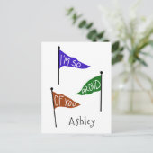 おめでとう - 自分を誇りに思うカスタマイズカード ポストカード (スタンド正面)