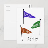 おめでとう - 自慢のあなたへ ポストカード (正面/裏面)