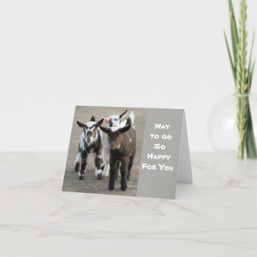 「おめでとう」****行き方**** カード (正面)