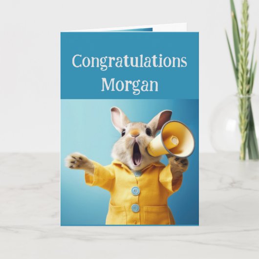 おめでとう、誇りを持った君 カード (正面)