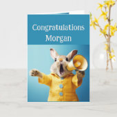 おめでとう、誇りを持った君 カード (黄色い花)