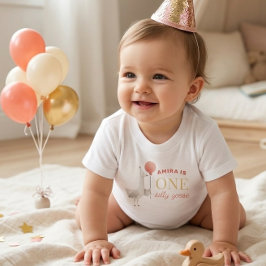 おめでとう!1歳 誕生日 シャツ 名入れ ベビー服