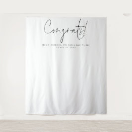 おめでとう！2024年度大学卒業写真用背景 タペストリー