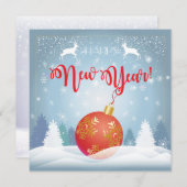 おめでとう!2026グリーティングカード (正面/裏面)