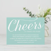 おめでとう！25周年結婚記念日パーティー招待状 招待状 (スタンド正面)