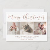 おめでとう | 3枚のフォトバラ金ゴールド シーズンカード (正面)