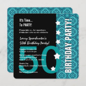 おめでとう!50歳 まだまだこれから!Z50D 招待状 (正面/裏面)