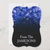 おめでとう! | Blue Bokehs Sparkles シーズンカード (裏面)