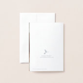 おめでとう！Fireworksモダンの写真 箔カード (裏面封筒付き)