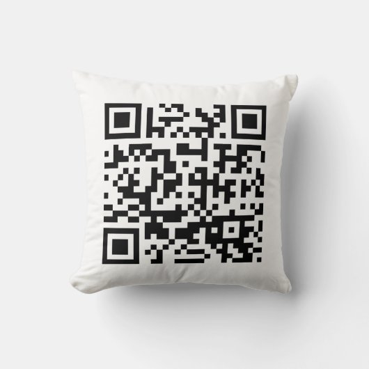おめでとう!-- QRコード クッション (正面)