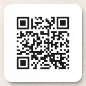 おめでとう!-- QRコード コースター (正面)