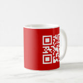 おめでとう！-- QRコード コーヒーマグカップ (正面右)