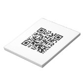 おめでとう！-- QRコード ノートパッド (回転)