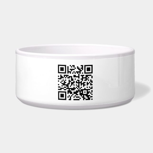 おめでとう！-- QRコード ボウル (正面)