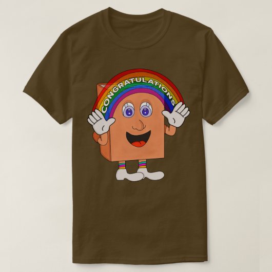 おめでとう Tシャツ (デザイン正面)
