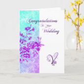 おめで結婚とう カード (黄色い花)