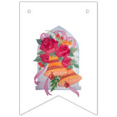 『おめで結婚とう』バンティングバナー バンティングフラッグ (第1の旗)