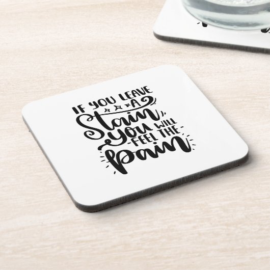 おもしし離れは痛み引用文 コースター (左側)