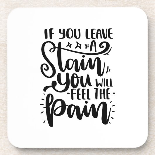 おもしし離れは痛み引用文 コースター (正面)