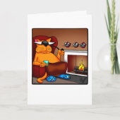 おもしろいあいさつきカード保の猫のTouch カード (正面)