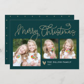 おもしろいあいさつ編集可能なカラー休日写真カード シーズンカード (正面/裏面)