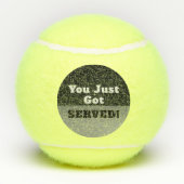 おもしろいあなたが役立たれたテニス・ボールを得た話を平手で打って下さい テニスボール (裏面)