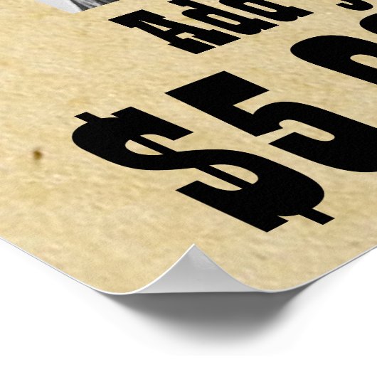 おもしろいあなたの顔を追加し、文字カウボーイはポスターを求め、 ポスター (角)