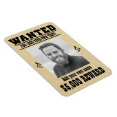 おもしろいあなたの顔を追加し、文字カウボーイはポスターを求め、 マグネット (右側)