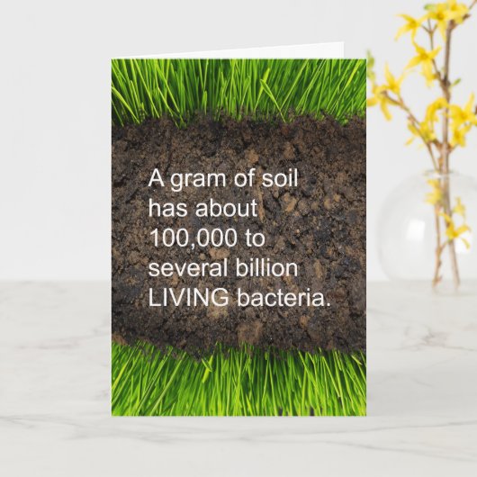 おもしろいあなたはの事実の未練の誕生日 カード (黄色い花)