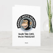 「おもしろいあなたは古くない」誕生日 カード (裏面)