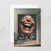 おもしろいありがとう サンキューカード (正面/裏面)