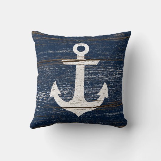 おもしろいいかりとクラシックボートスウィートボート引用文 クッション (裏面)