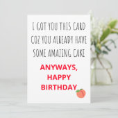 おもしろいいけなハッピーバースデーカード シーズンカード (スタンド正面)