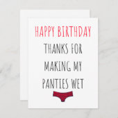 おもしろいいけなハッピーバースデー シーズンカード (正面/裏面)