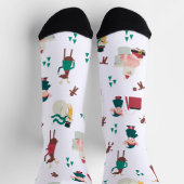 おもしろいいけな休日 ソックス (上部)