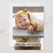 おもしろいいけな定義 |写真クリスマス シーズンカード (正面)