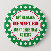 おもしろいいけな小妖精や小人 缶バッジ (正面)