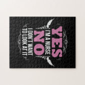 おもしろいいけな笑わされるナース ジグソーパズル (横)