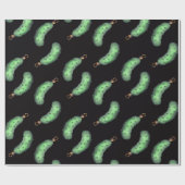 おもしろいいけなPickle Christmas装飾パターン ラッピングペーパー (フラット)