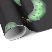 おもしろいいけなPickle Christmas装飾パターン ラッピングペーパー (ロールコーナー)