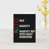 おもしろいいたずらリストTシャツ　いたずらだけど、いい意味で カード (黄色い花)