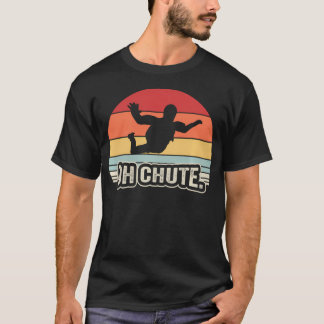 おもしろいおおパラシュートスカイダイバー レトロ ヴィンテージ Tシャツ